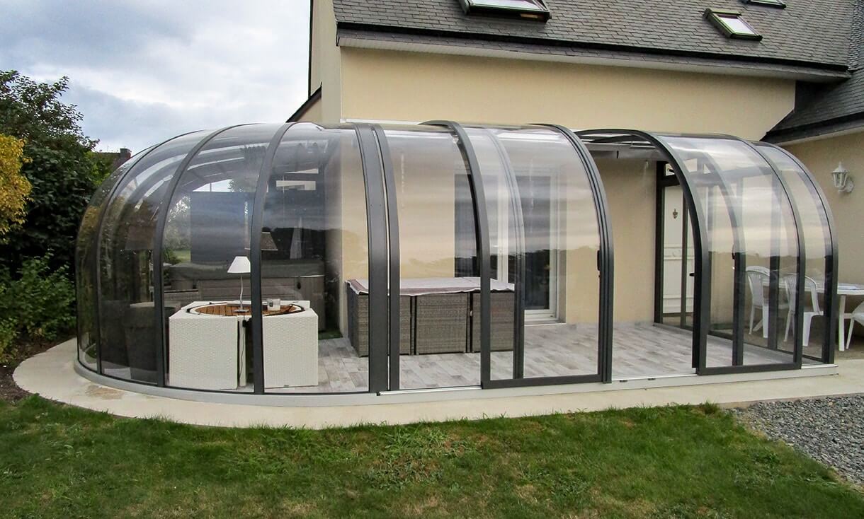 SAPHIR PERLE energiesparender Eck Wintergarten