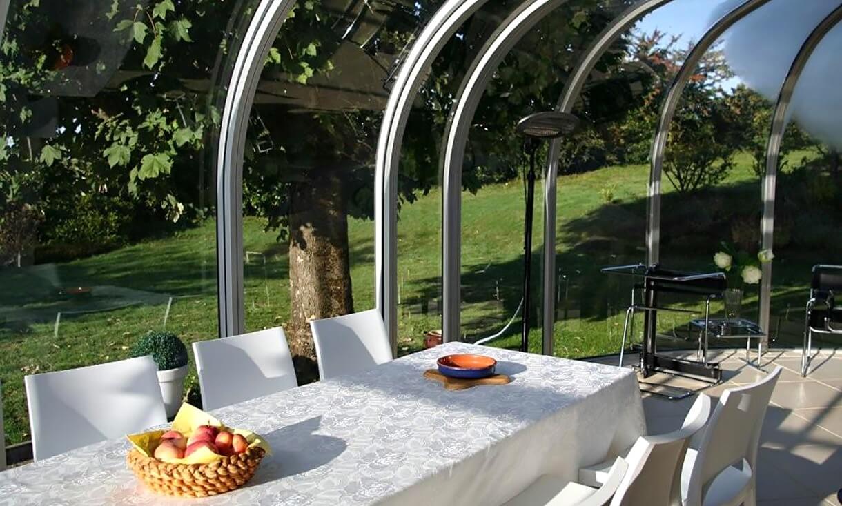 SAPHIR PERLE Wintergarten aus Glas