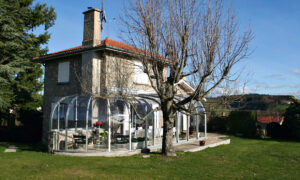 SAPHIR PERLE Wintergarten für Eckterrassen