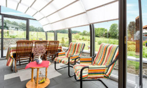SAPHIR solar veranda Wintergarten mit Sonnenschutz