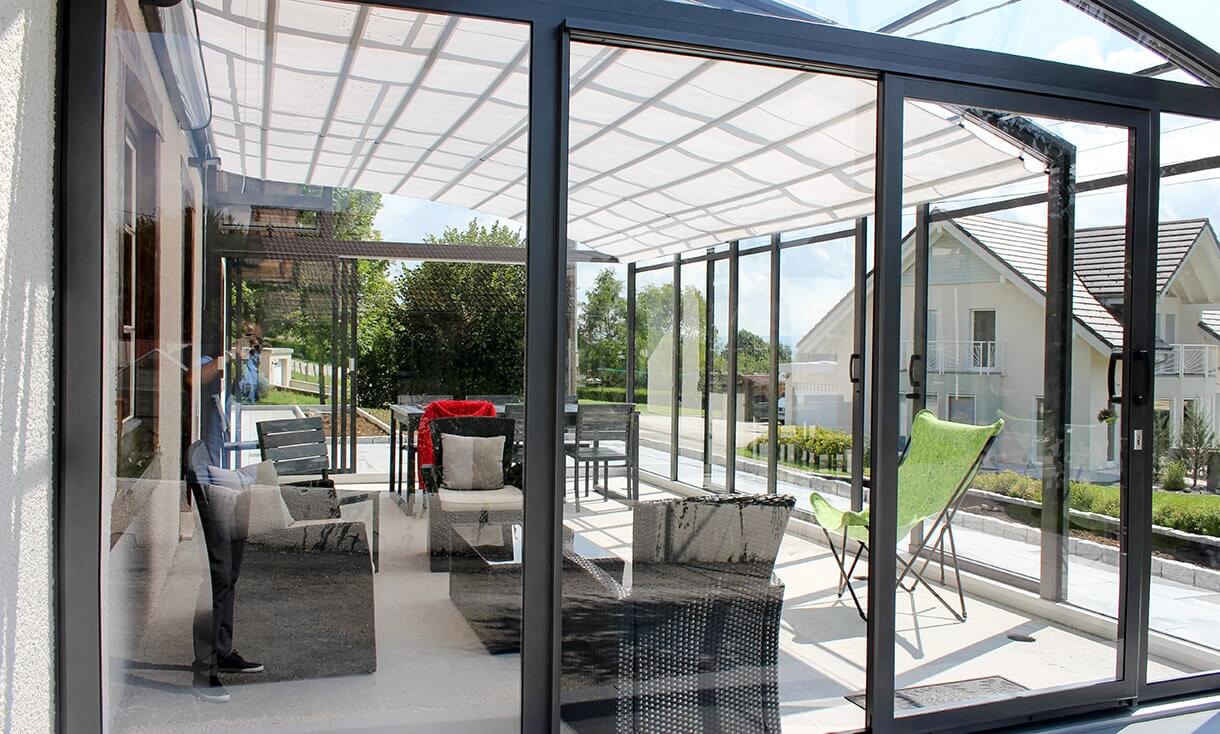 TOPAS solar veranda Wintergarten aus Alu und Glas